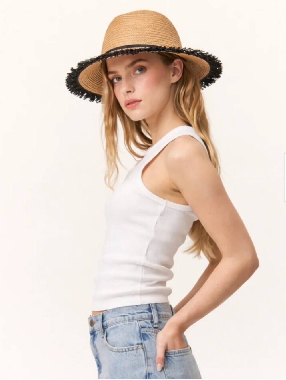 New Eugenia Kim-Courtney Braid Packable Camel Fedora One Size NWOT